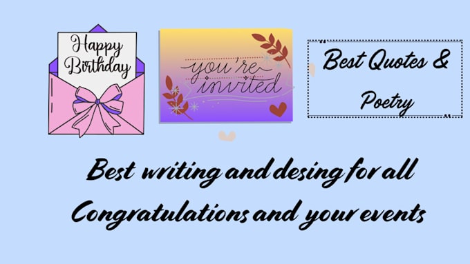 design elegant custom quotes for any occasion