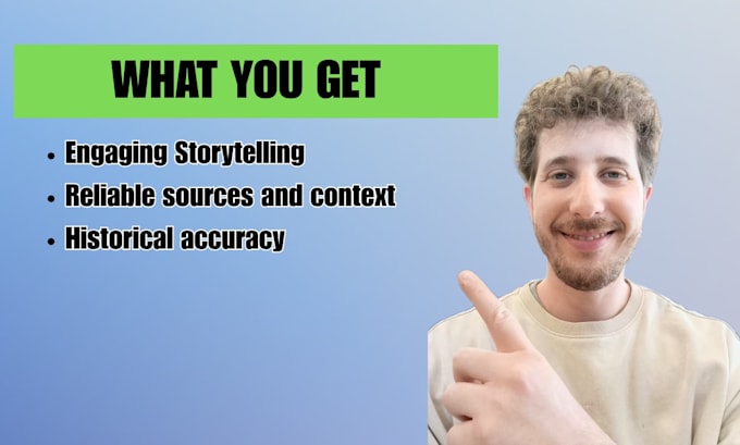 write well researched history scripts for your videos