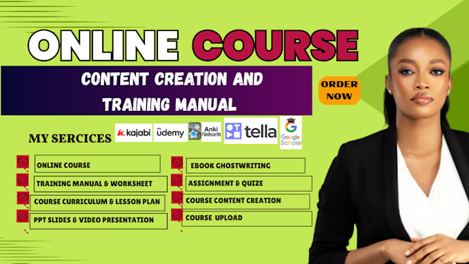 Curriculum Course Lesson Do online course content creation, training manual, and curriculum ...