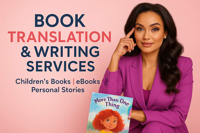 professional book translation, book proofreading engaging content creation