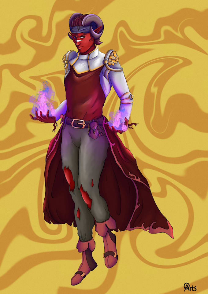Bring your dungeons and dragon characters to life by Oakiearts | Fiverr