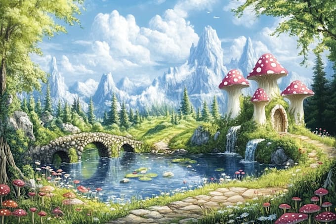 make   breathtaking environmental concept art