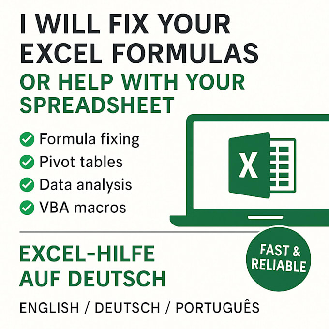 Excel Problem Formulations Fix or create excel formulas, automate spreadsheets, and improve your ...
