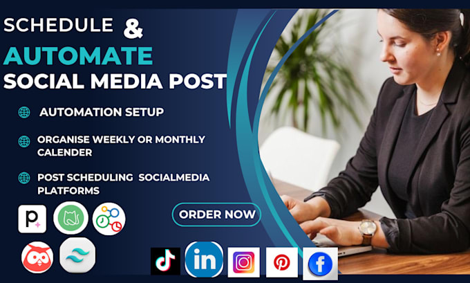 schedule automate social media post via buffer later planoly tailwind hootsuits