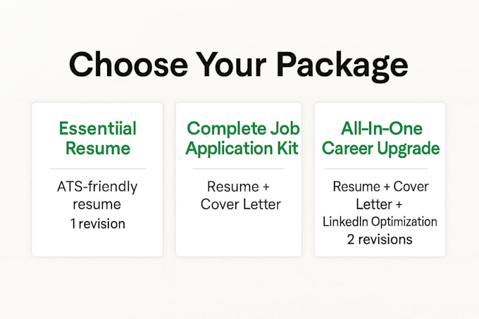 write a professional ats resume that gets you interviews