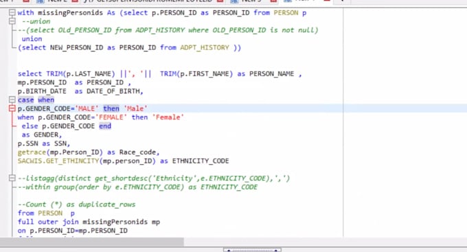 be your expert sql developer for any database task