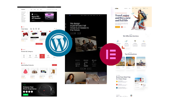 design, redesign, or clone your website using wordpress, elementor pro