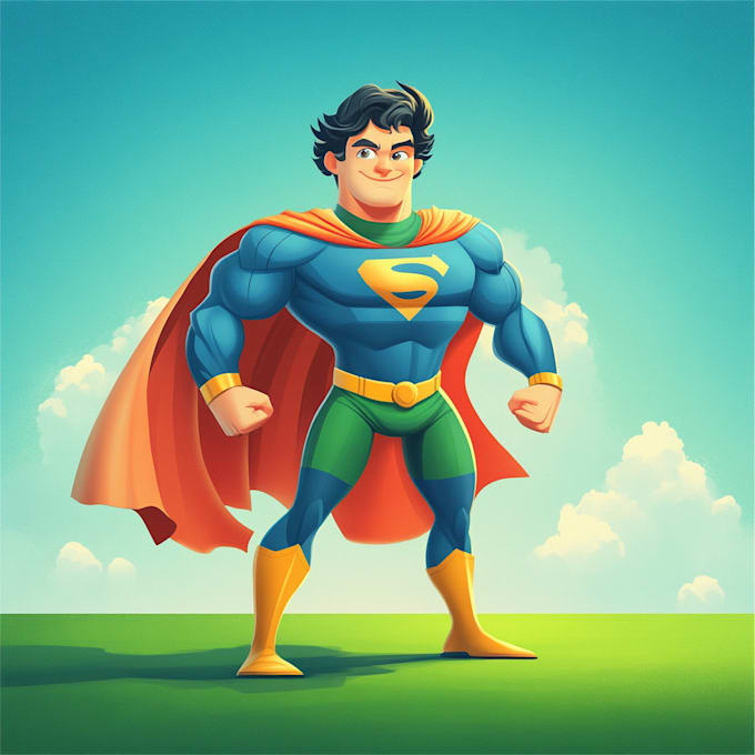 draw you a superhero character
