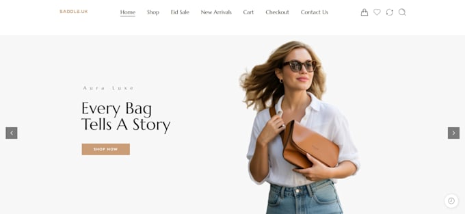 create a sleek and user friendly website