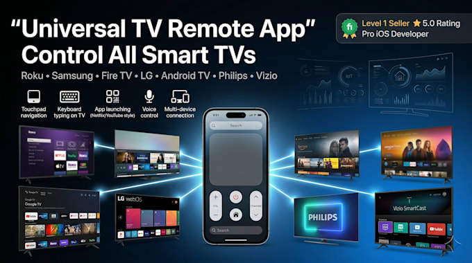 build universal tv remote app in swift or swiftui