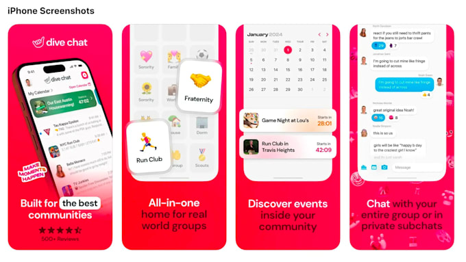 design app screenshots for app store and play store