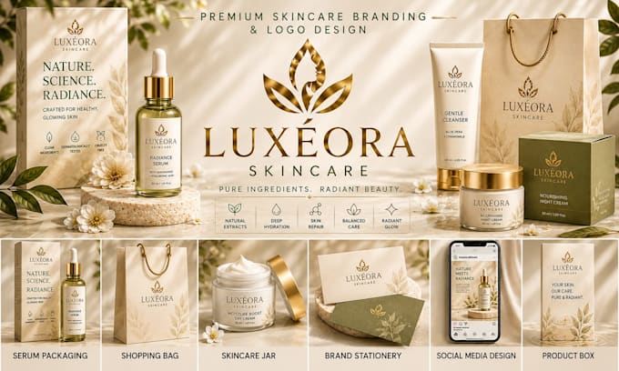 design a premium modern logo and cinematic brand identity