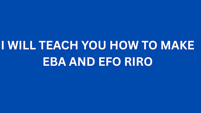 Teach you how to make eba and efo riro by Eleanorbro | Fiverr