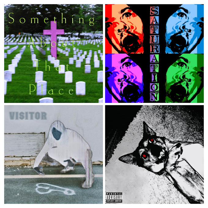 design album, single, mixtape, or playlist cover art