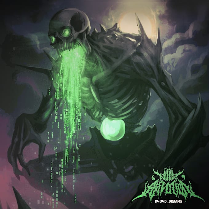 do a great darkart painted illustration