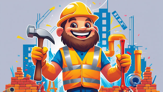 make different contractor logo for your company