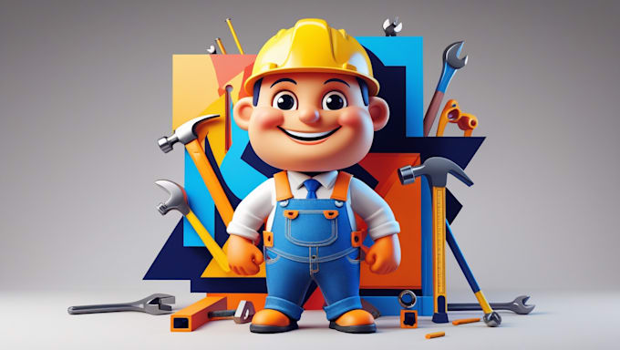 do constraction logo design without any copyright