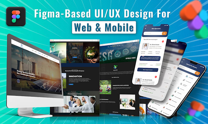 design modern UI UX for your website and mobile app in figma