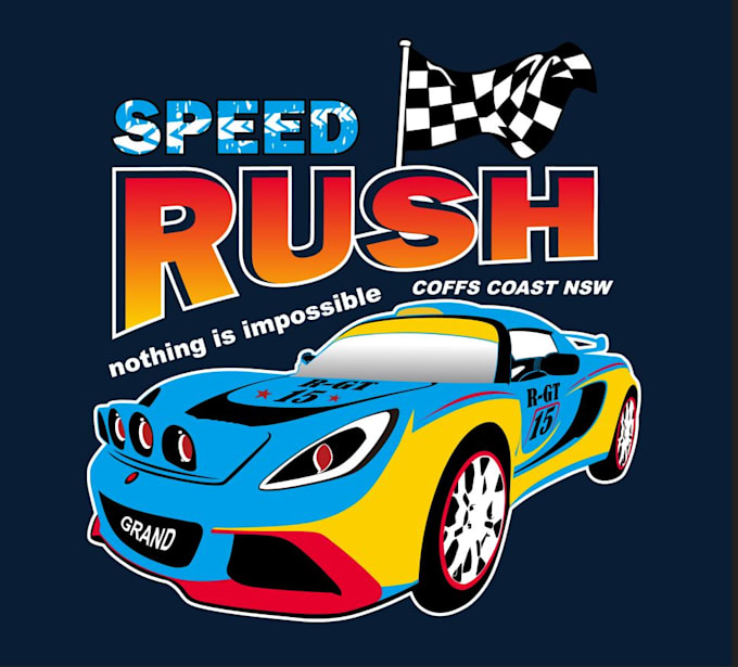 do make an custom racing logo