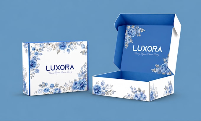 create premium box packaging and label design in 6 hours