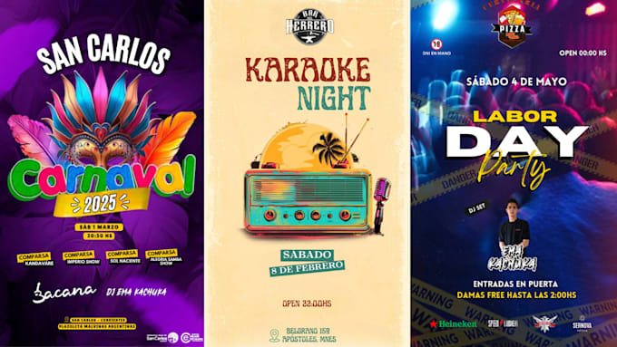 diseñaré flyers profesionales y creativos