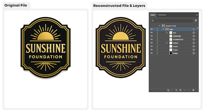 vectorize your ai logo