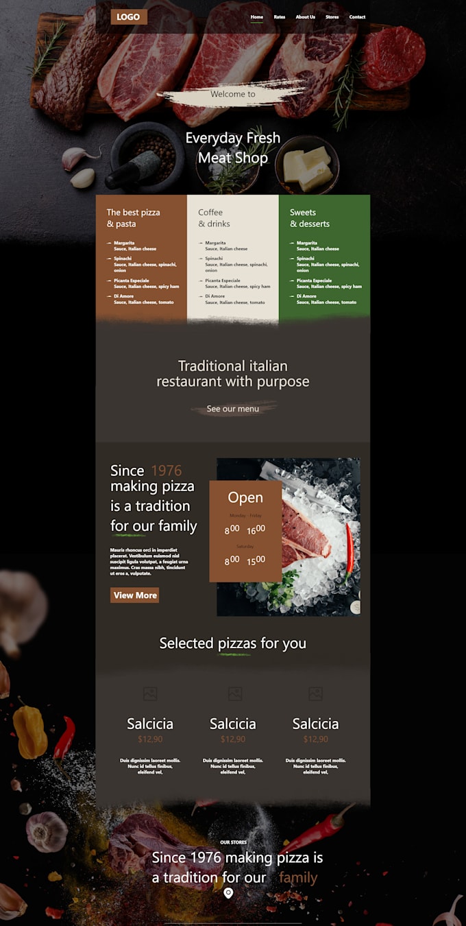build a modern responsive portfolio or landing page with pug scss bootstrap