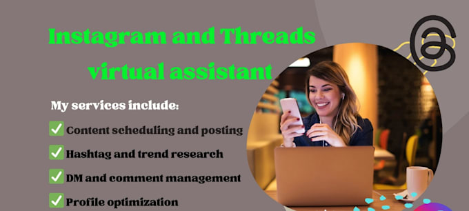 be your professional instagram and threads virtual assistant
