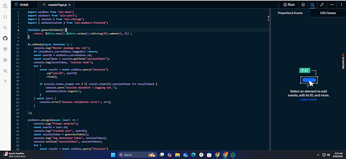 develop a custom wix website using velo, advanced coding and cms integeration
