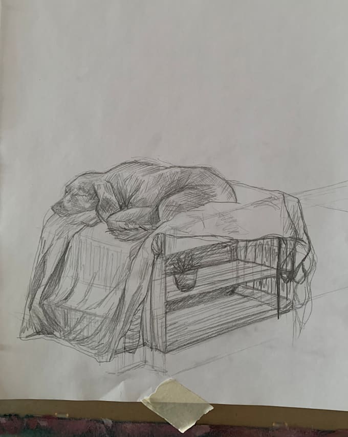 draw quick pencil sketches from your concept or photo
