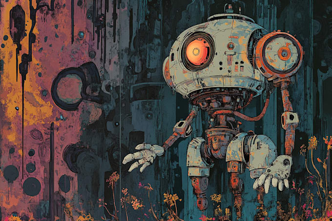create a warhammer, gore, metal maniac illustrations