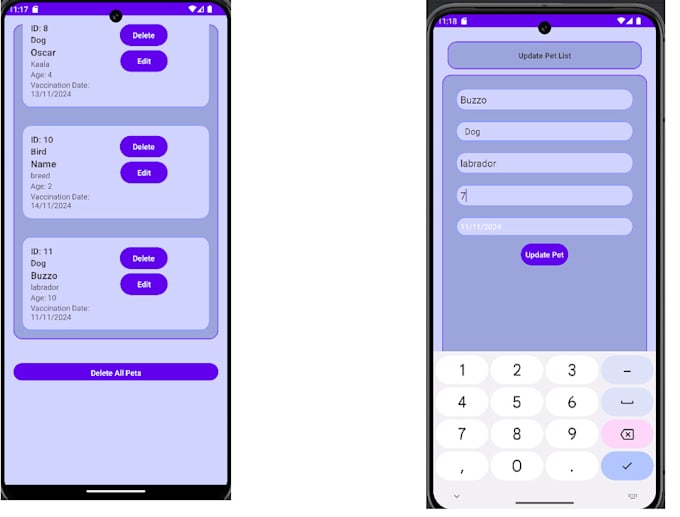 develop a custom android app using android studio