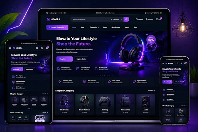 create a premium woocommerce store that sells