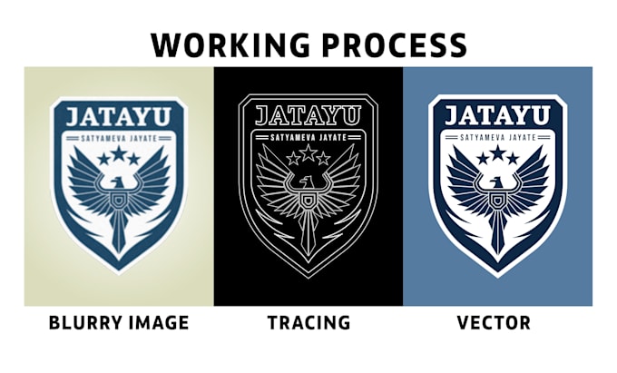 manually trace your logo into print ready vector