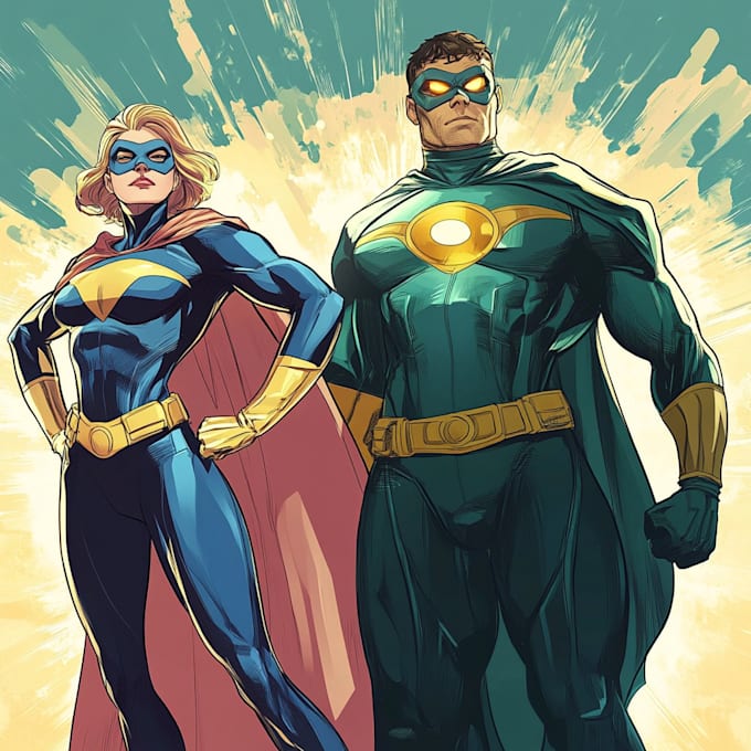 draw you a superhero character