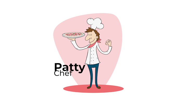 a custom burger chef mascot for restaurants and diners