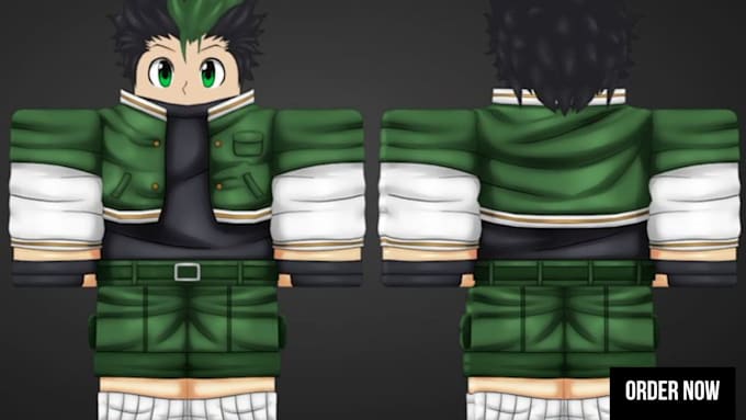 design roblox ugc concept art, accessory, roblox hair, layer cloth