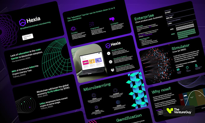 create a custom crypto or blockchain pitch deck that is investor ready