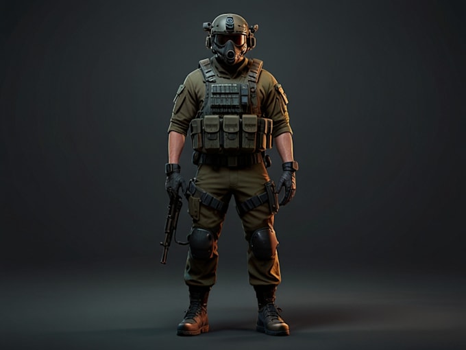 create military tactical character