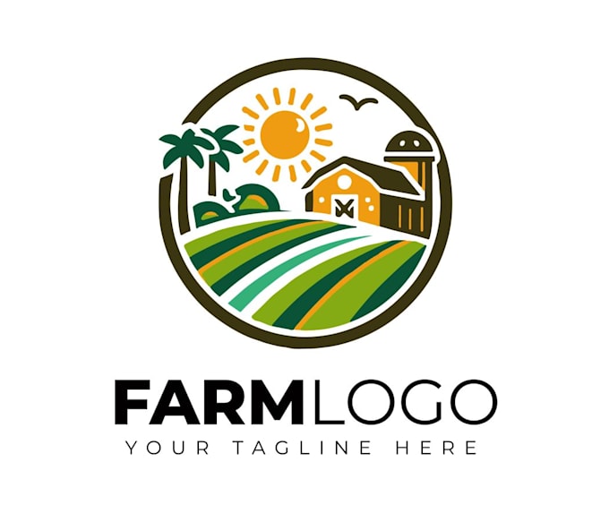 design a modern farm logo