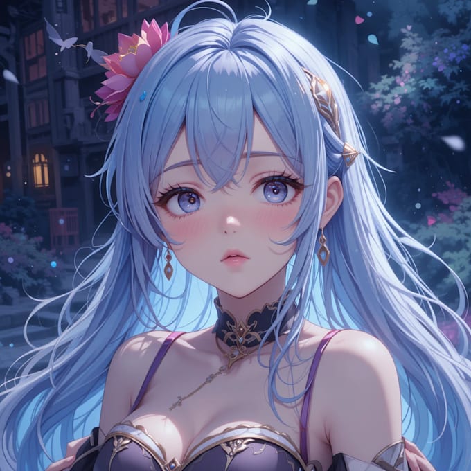 do anime, game, and visual novel background painting