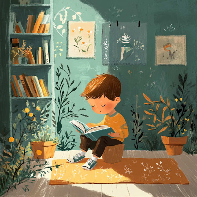 create children book illustrations and covers