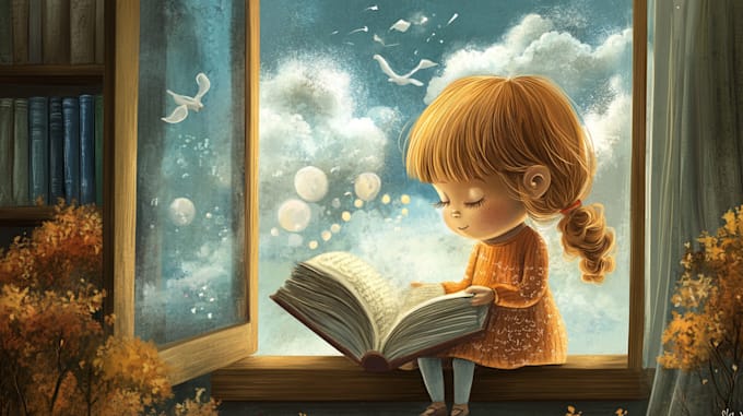 draw cute children book illustrations
