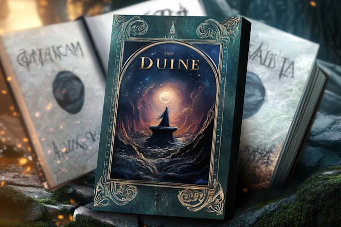 design fantasy book cover or ebook cover