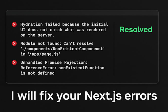 debug and resolve issues in your react native and next js