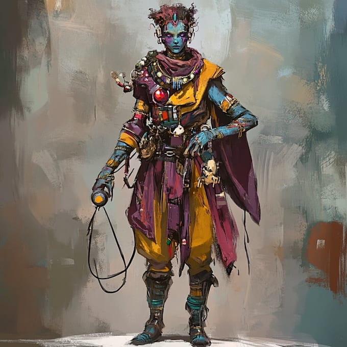 Fantasy,scifi or rpg character full body or portrait by Mchingssw | Fiverr