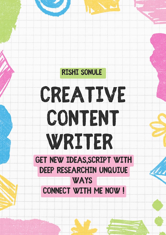 write creative engaging content script for you