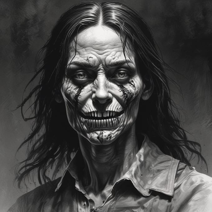 do monster character illustration fantasy horror art scary