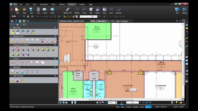 do markups and takeoffs in bluebeam