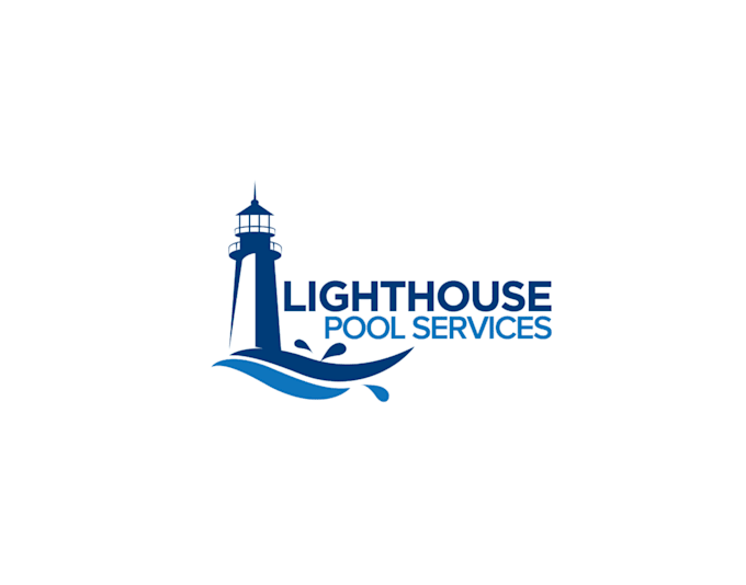 design minimalist lighthouse logo with clean, modern style